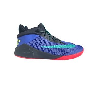 Nike Future Flight purple black teal sneakers size 6Y kids  AH 3430-500